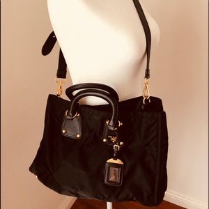 Prada Heritage Logo Nylon Tote Bag